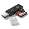 USB3.0 зчитувач карт Micro SD 5 Гбіт/с 2-в-1 зчитувач карт SD для SDXC SDHC MMC