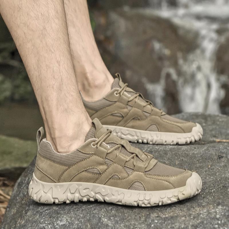 Fashion Solid Color Running Trainers Leisure Sports Male Hiking Shoes New Breathable Sneakers for Men Leisure Walk Mesh Casual Footwear
