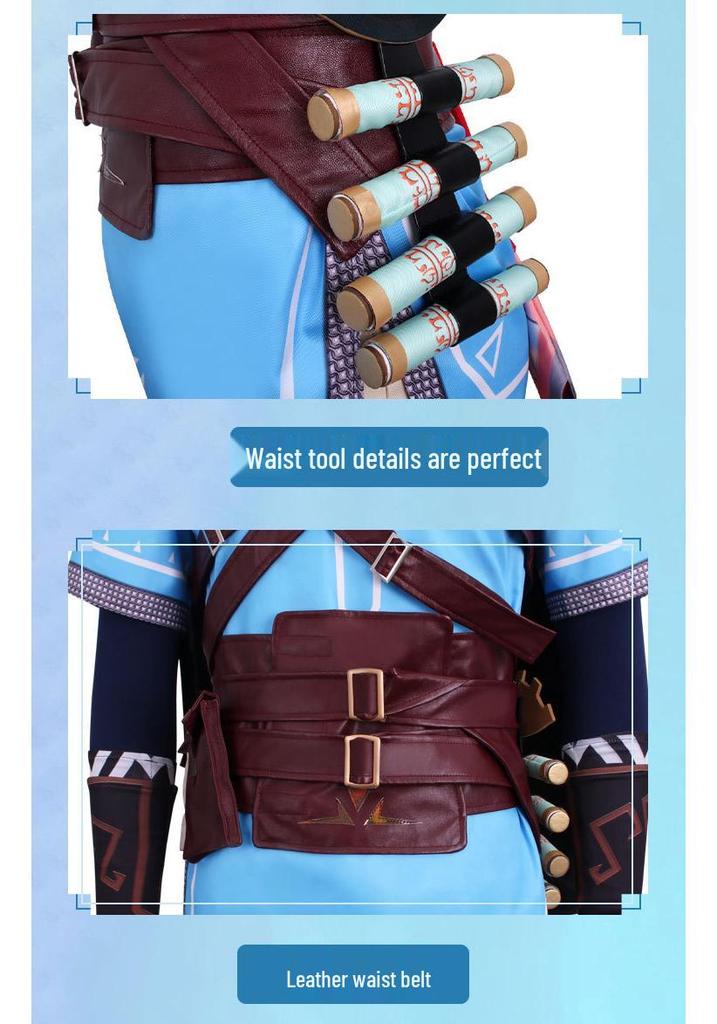 The Legend of Zelda: Tears of the Kingdom Link Cosplay Costume Full Set
