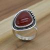 Red Onyx Gemstone 925 Silver Ring, Natural Gemstone  Silver Handmade Unique Jewelry, Valentines Day Gift For Her