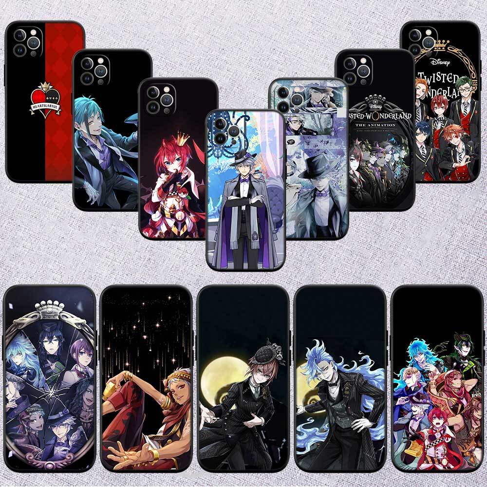 Twisted Wonderland Phone Case for Redmi Note 12 12S 12C 13 13C 13R 14 14S 14R 14C 11A 13X A3 A3X A4 A5 Pro Max Plus
