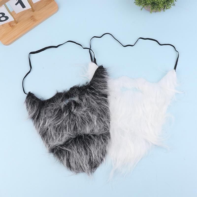Fake Beard Dress Up With Elastic Rope Facial Hair Cosplay Fake Mustache For Stage Performance Holiday Masquerade Festive