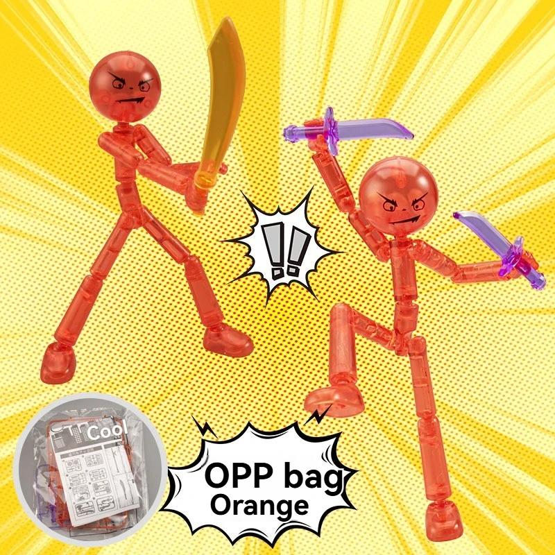 Pohyblivé 3D tištěné akční figurky Vícekloubové plastové loutkové ozdoby Sestavené anime dárky Pro děti Dospělé