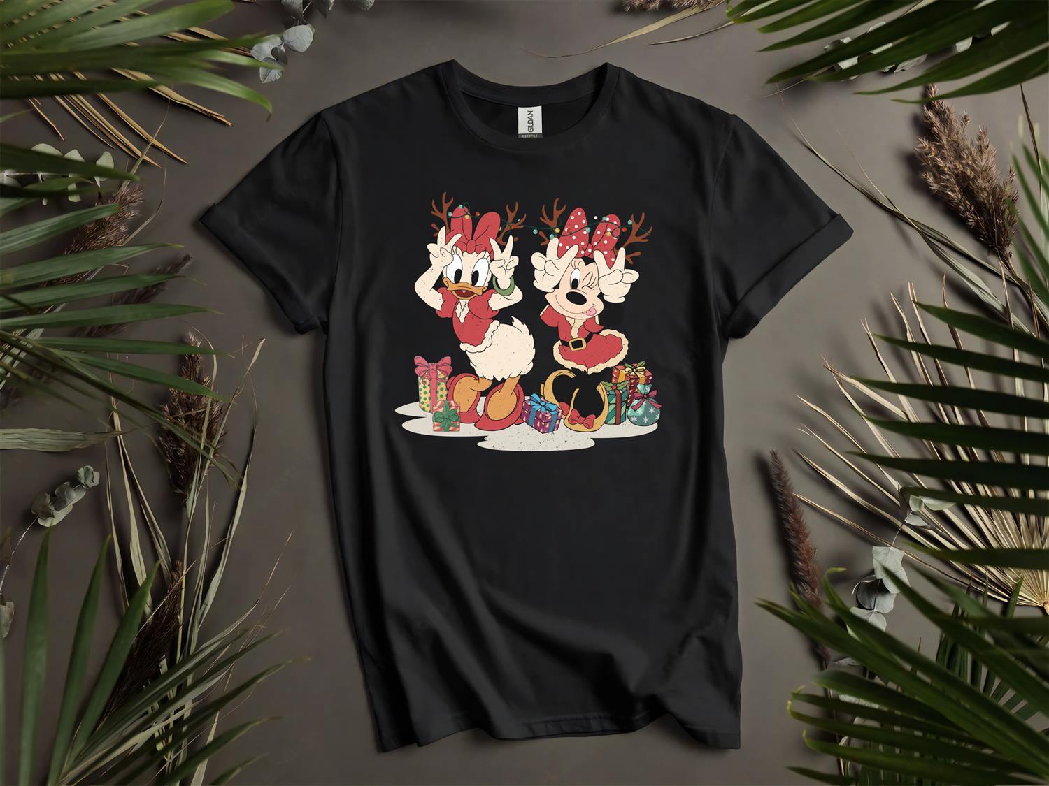 Minnie Daisy Funny Christmas Mood T-shirt T shirt Men Women Unisex Tshirt L33 XL