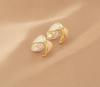 Simple Design Enamel Ring Without Pierced Mosquito Coil Ear Clip