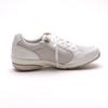 ASAHI Medical Walk WK L029 Women's Walking Shoes, Mesh/Leather, Zipper, Prevents Knee Problems, White, Size 23.5cm, 3E