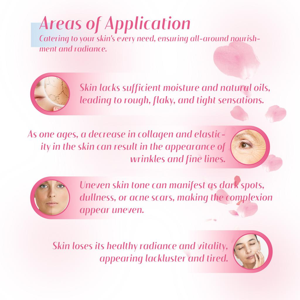 Rose Hydrating Serum Moisturizing Facial Essence for Soft Skin Nourishing Beauty Care