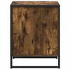 Nightstand Smoked Oak 50 x 39.5 x 50 cm Particleboard