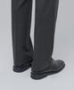 MUSINSA STANDARD Wool Semi-Wide Hidden Banding Slacks [Medium Gray]