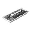 Vintage Inspired Ice Tray,18/8 Stainless Steel,18 Slot Ice Tray,Easy Release Handle, 11inch,Design For Bars & Kitchens,Levers Remove,Dishwasher Safe