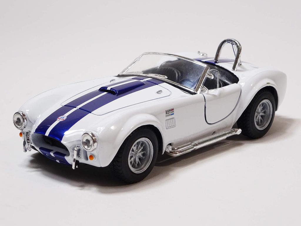Kinsmart Shelby Cobra 427 White Diecast Car KT5322 S/C 1/32