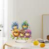 Special Shaped Bird On Branch Table Top Diamond Painting Ornament Kits Diamond Painting Desktop Ornaments Kit for Office Decor