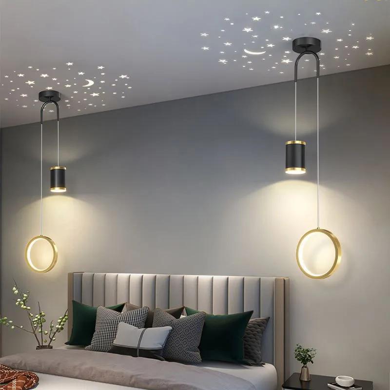 Modern Nordic LED Pendant Light Room Decor Starry Sky Romanti For Living Room Light Designer Decorative Bedroom Home Lighting