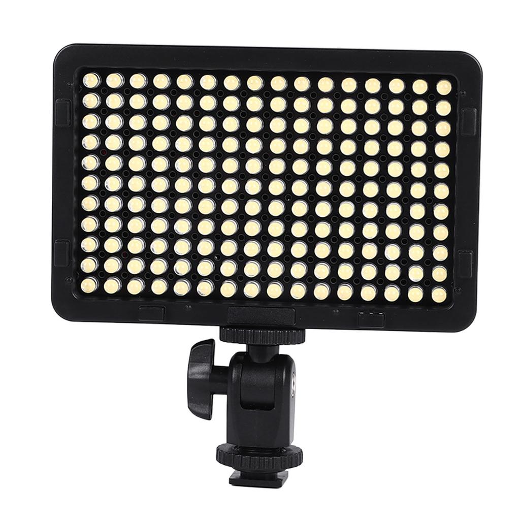 LED Video Light On Camera Mini Rechargeable 176LED Photography Fill Lamp Dimmable for DSLR Cameras