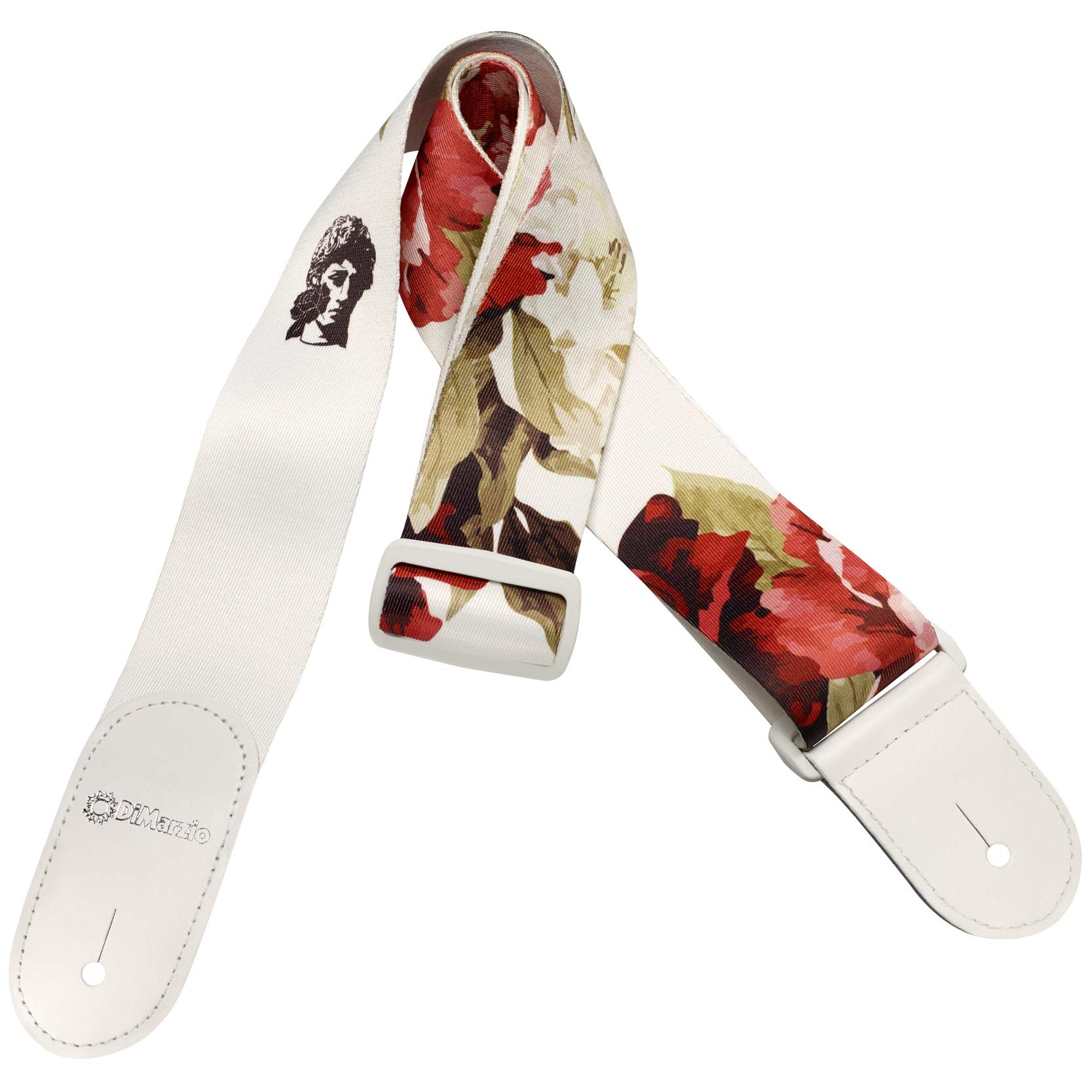 

Подписной гитарный ремень Polyphia Floral MuseWhite DD3147 [DiMarzio]
