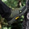 Hiking Shoes Men Outdoor Anti-slip Lace-up Low-top Shoes Men Shock-absorbing Comfortable Breathable Casual Sports Shoes Men