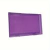 Double Button PP Transparent Plastic Box Hardware Parts Photo Storage Box Rectangular Product Packaging Component Plastic Box