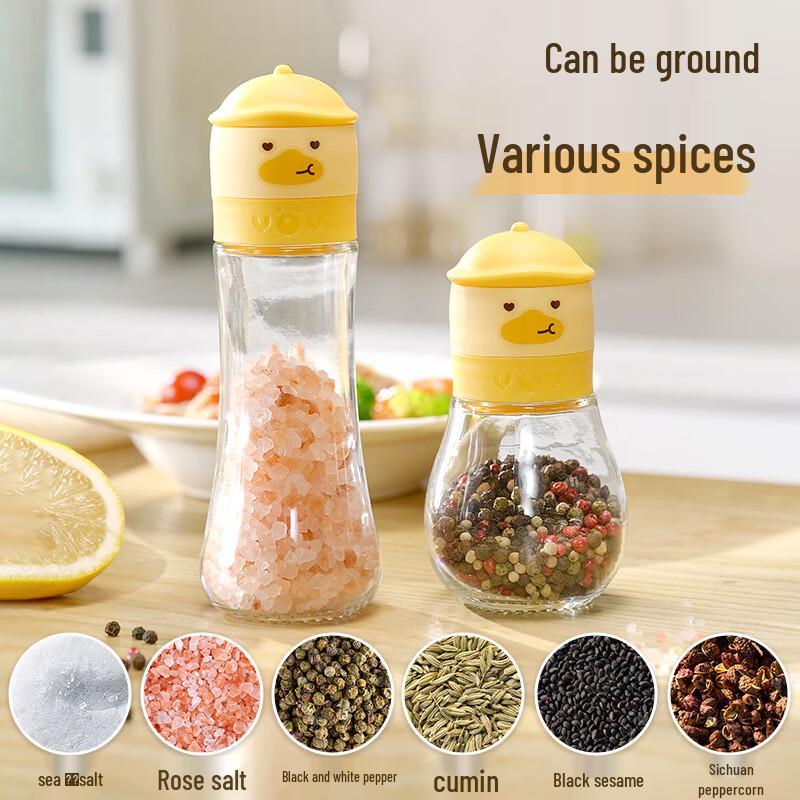 

Changbaosen Manual Pepper & Salt Grinder Set