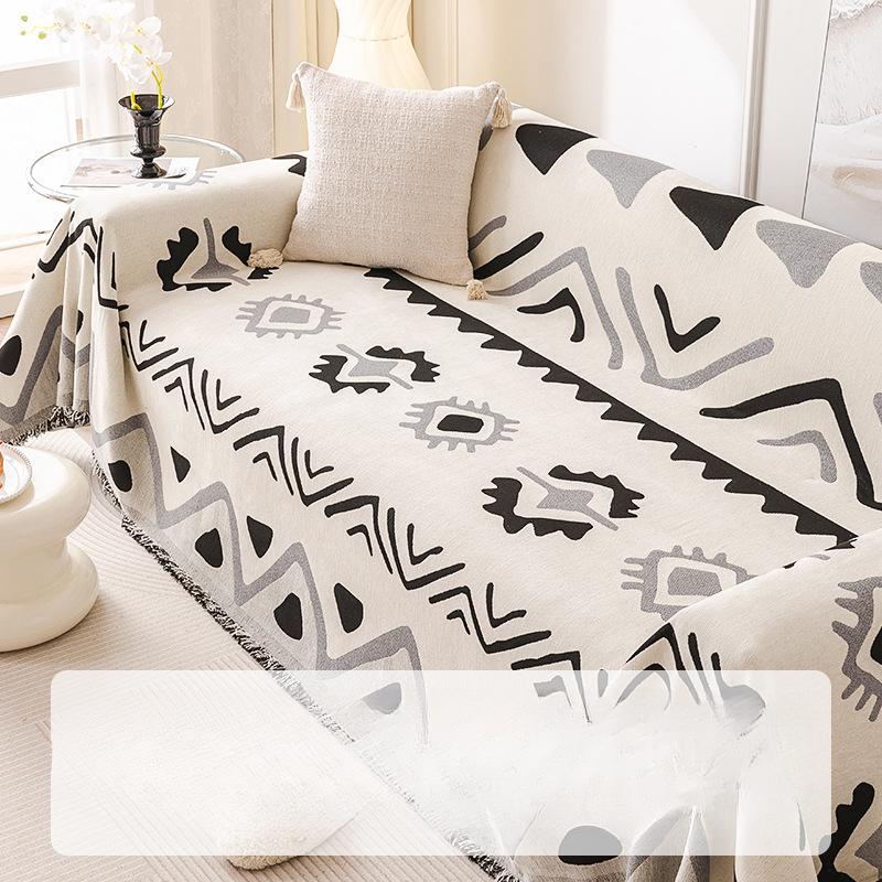 Chenille Bohemian Sofa Cover Simple High-Grade All-Inclusive Sofa Towel Anti-Scratching Cover Cloth Sofa Cushion