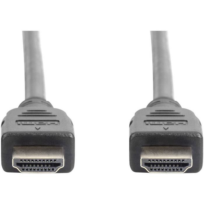 Câble hdmi - dig - 2m - bidirectionnel - 1x hdmi mâle - 1x hdmi mâle