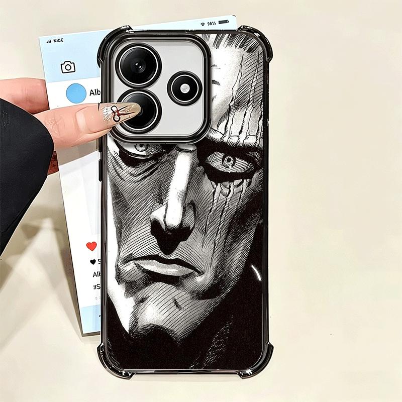 One P-Punch-Mans Saitama King Soft Phone Case For Xiaomi Poco X7 X8 Pro Max X6 X5 X3 F8 Ultra F7 M8 M7 M5S Redmi 15C 15A 15 14C