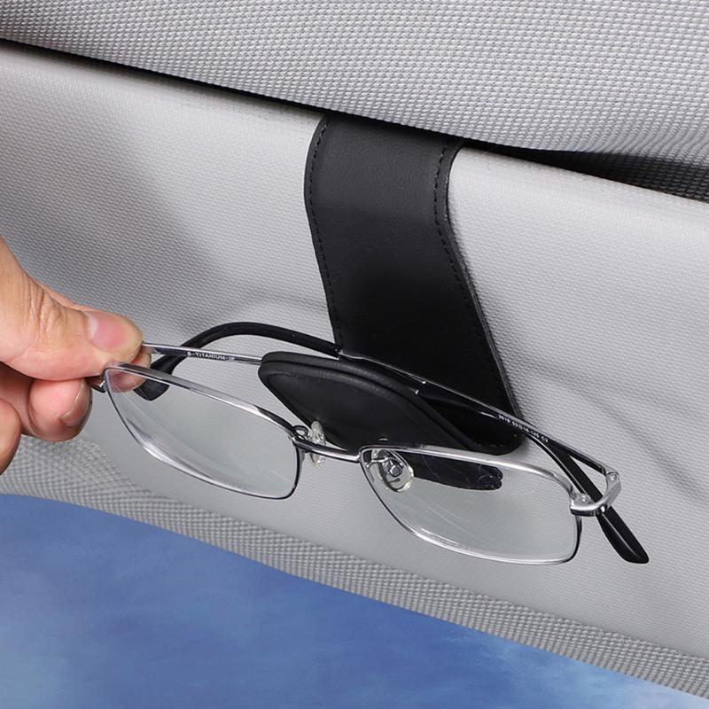Universal Car Glasses Clip Multifunction Auto Sun Visor Glasses Box Portable Sunglasses Clip Card Ticket Holder Clips Car Interior Accessories