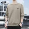 JEEP SPIRIT Men's 2025 Loose Fit Round Neck Sweatshirt