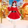 Santa Christmas Cosplay for Santa Claus Santa Outfit Yi-gog Kids' Dress, Girls, Dress, (120cm)