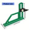 Height Gauge Measuring Instrument Aluminum Router Table Height Gauge with Inch Metric Scale Woodworking Measurement Tool