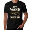 My Wand Chose Me Funny Clarinet Music Player Gift Tshirt Casual Basic Short Sleeve Tshirt
