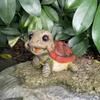 Charming Cartoon Big Eyed Turtle - Resin Crafts for Garden, Courtyard, Home Decoration Miniatures