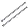 Burst-Proof Braided Stainless Hose - 3/8" Corrosion-Resistant Connector with NSF Approval, The Reliable Choice for Plumbing