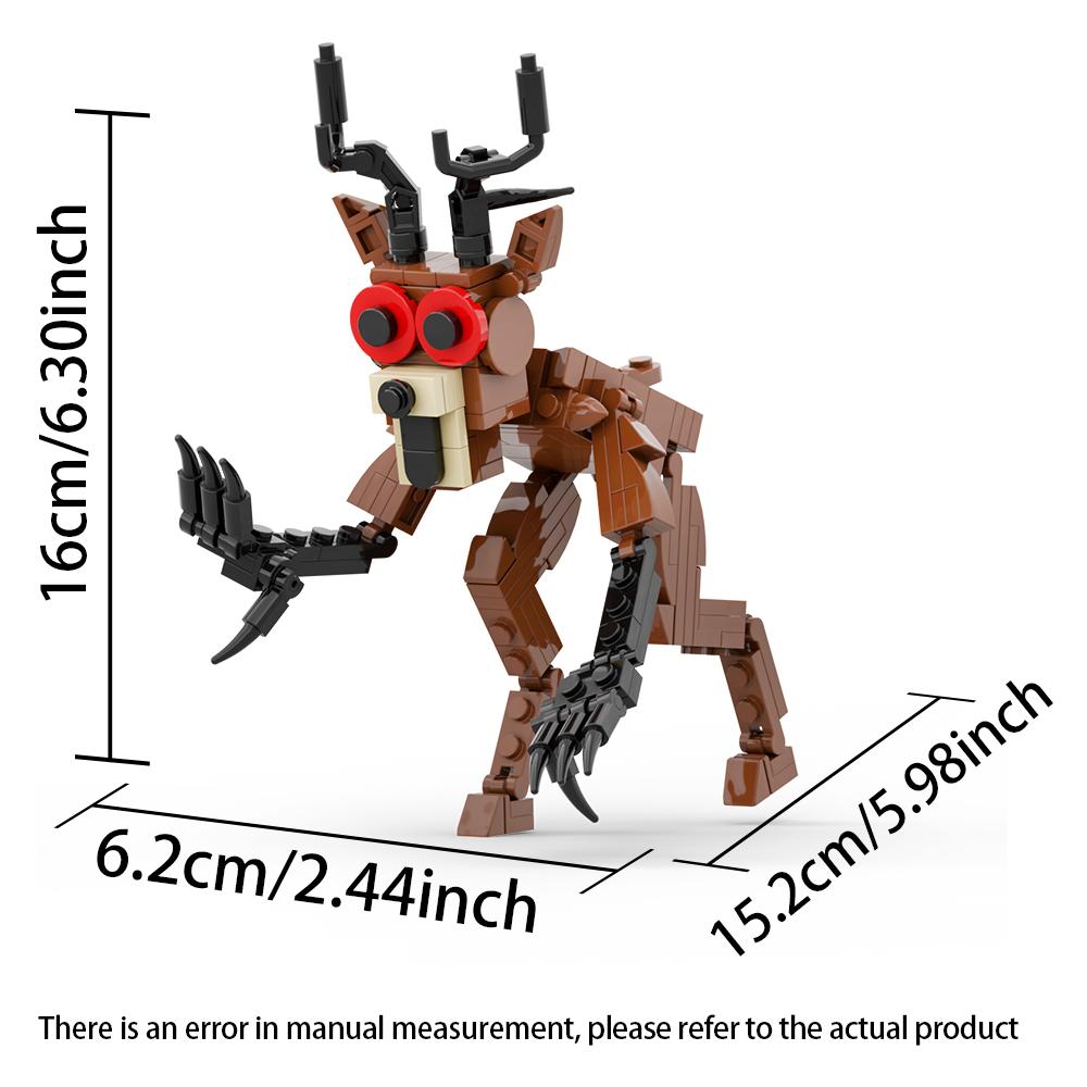 99 Nächte im Wald Hirsch Baustein, Lustige und Interessante Modellsammlung für Fans, Geburtstagsgeschenk
