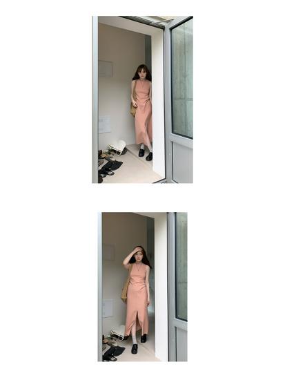 Hello Eat Simple Sleeveless Midi Dress - Spring/Summer 2026 Minimalist Style