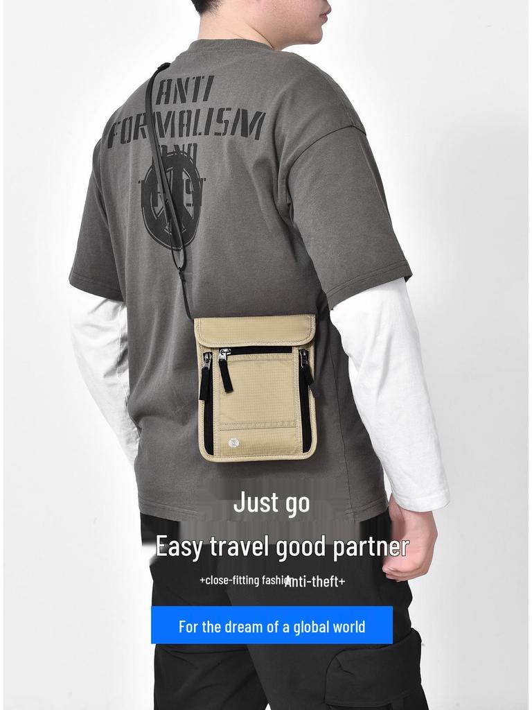 Multifunctional Passport Holder & Travel Bag - RFID, Large Capacity, Portable Document & Ticket Organizer Pouch