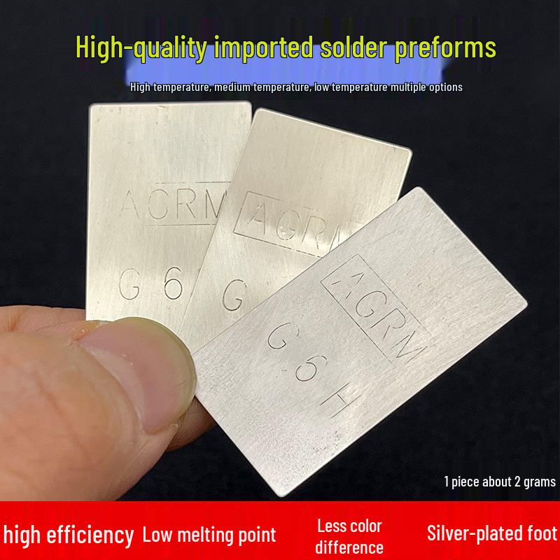 Silver Solder Sheets & Rods: Low & High Temperature Welding with Flux Wires