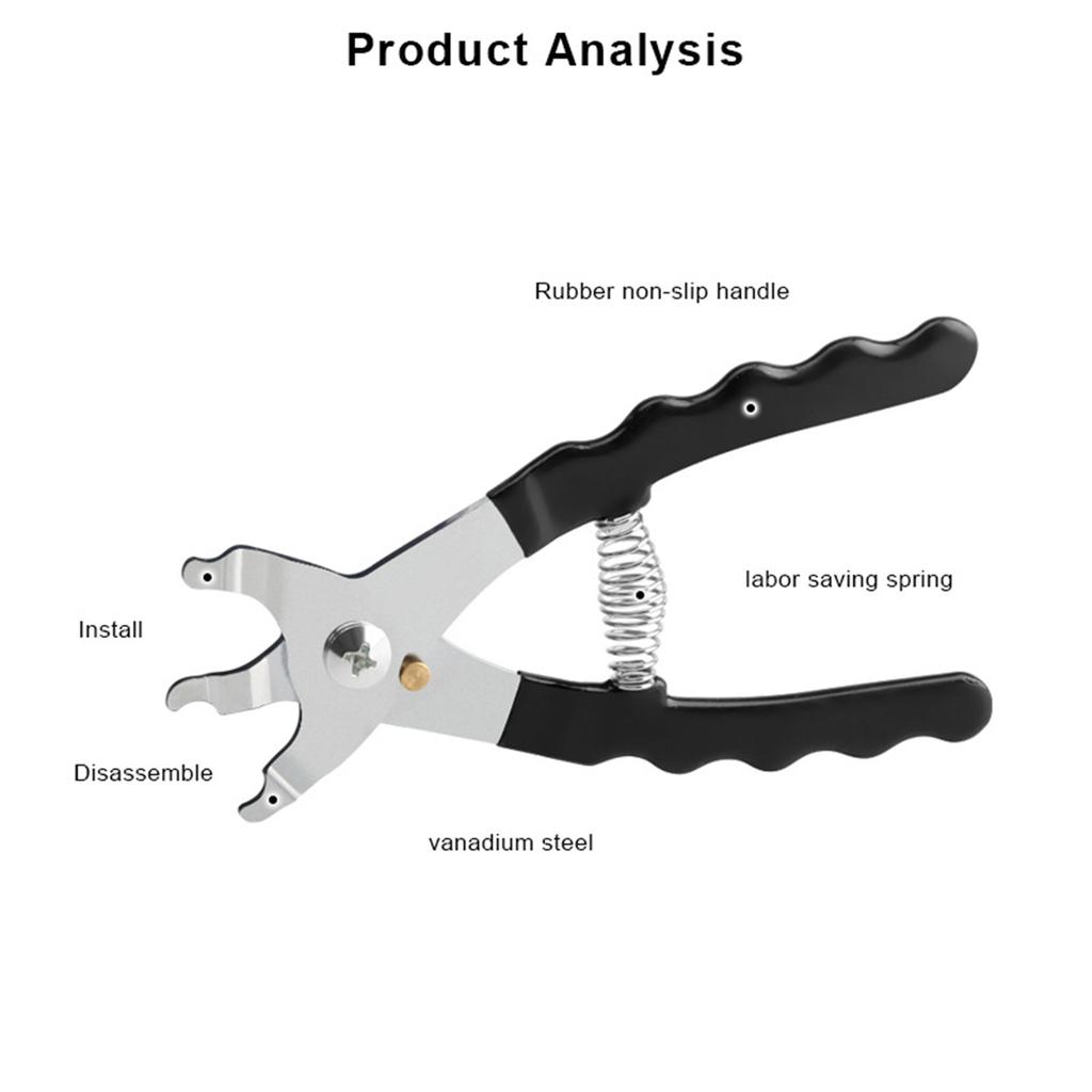 2 In 1 Bicycles Chain Master Link Plier Bike Chain Quick Link Remover Plier Chain Connector Opener Cycling Repair Tool