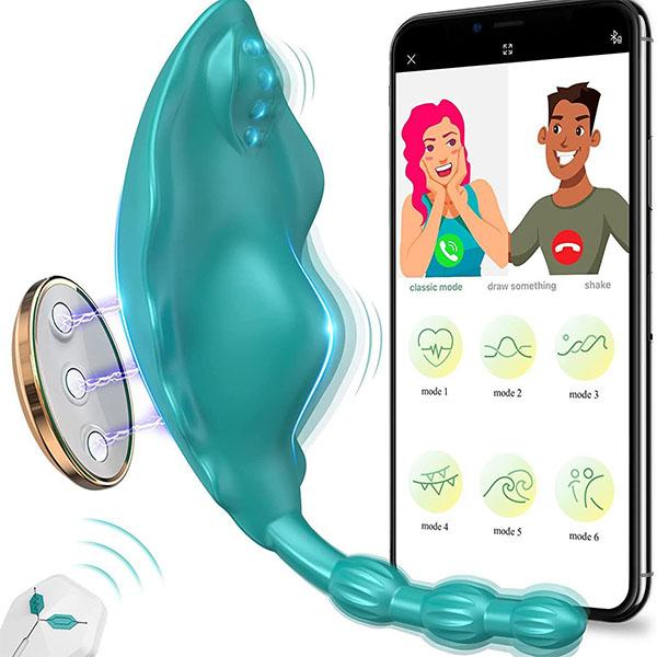 Wearable Panty Vibrator App&Remote Control Vibrating Eggs,G Spot Butterfly Clitoral 10 Powerful Vibration Modes Stimulation Sex Toys for Women