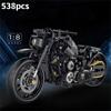 NEW Technical Motorcycle Assemble Model Duke Harleys Motorbike Racing Car Building Blocks Bricks Toys Christmas birthday gifts