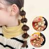 20Pcs/Lot Cute Cartoon Bear Rabbit Hair Bands Girls Elastic Rubber Band Headwear Flower Bow Baby Kids Hair Accessories Ornaments