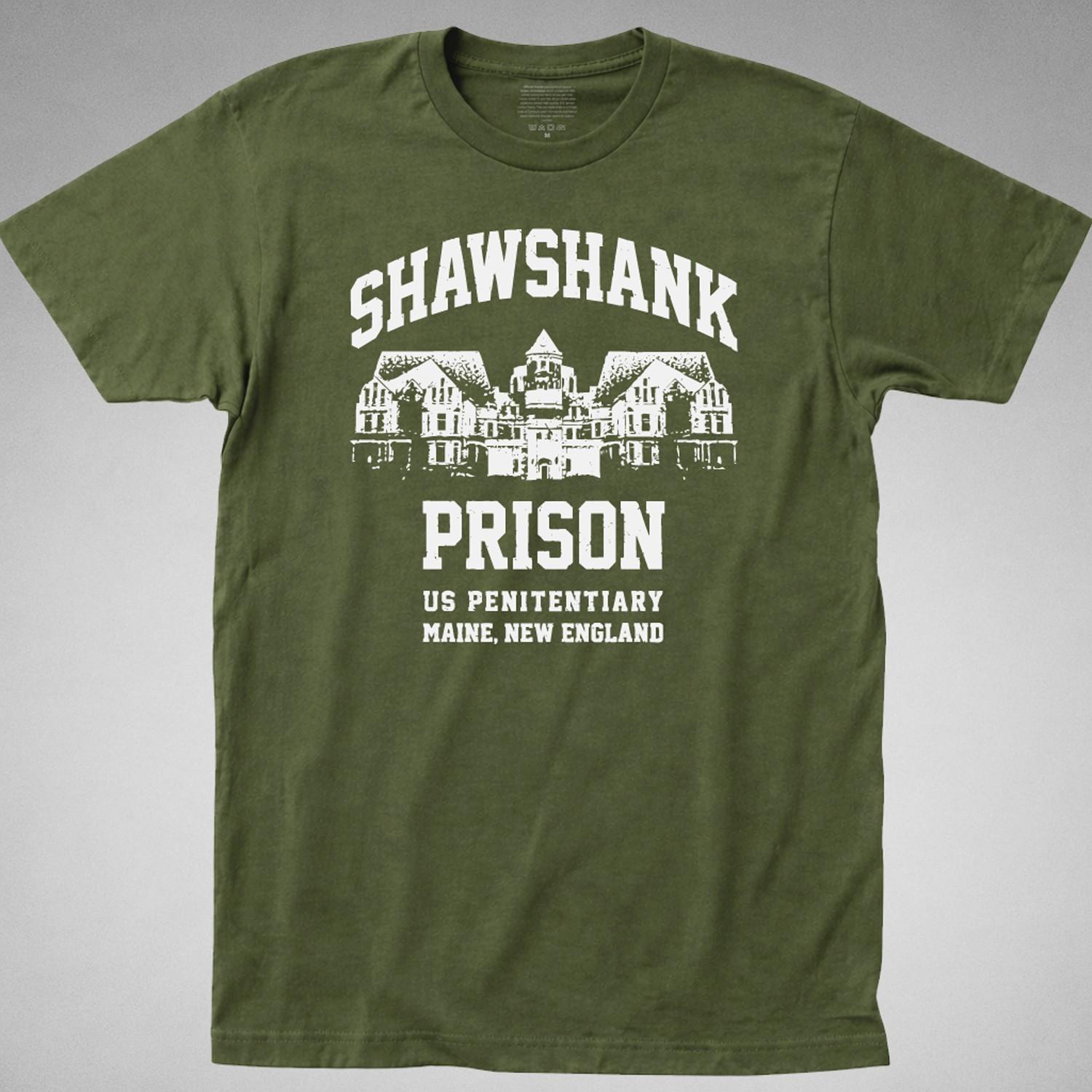 Shawshank Redemption T SHIRT prison jail penitentiary rita hayworth stephen king XXL