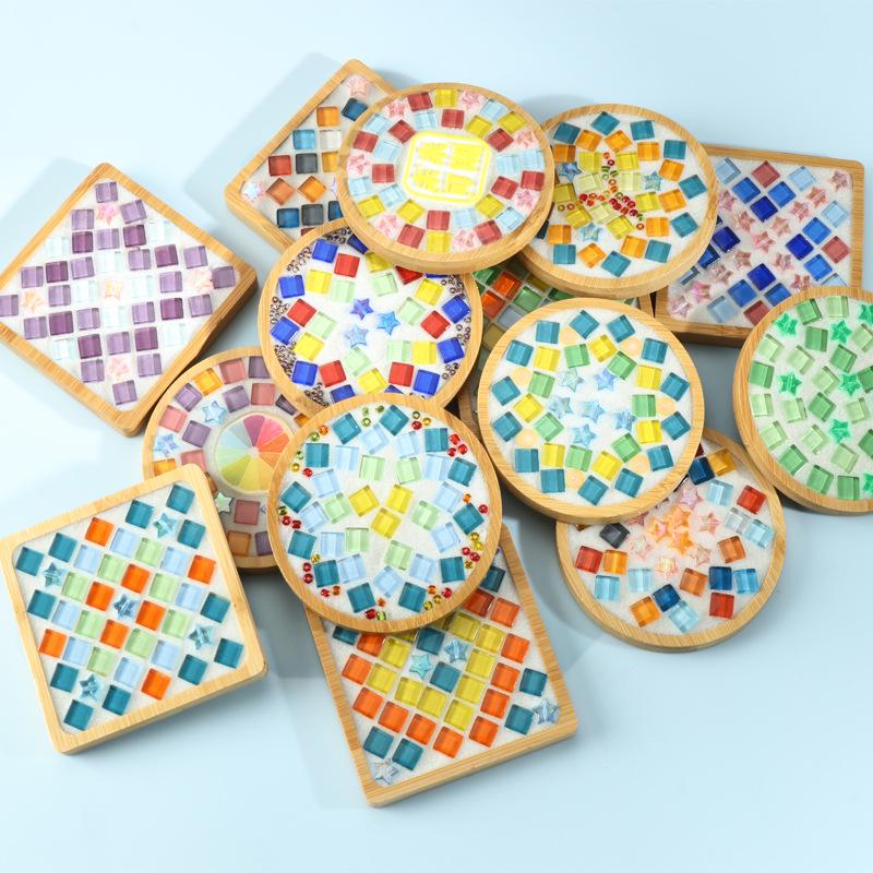 DIY Mosaic Coaster Craft Kit for Kids - Patchwork Creative Art
