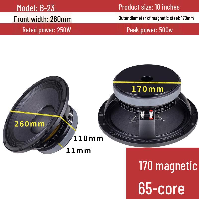 10, 12, 15, 18-inch KTV Subwoofer & Mid-bass Treble Pro Home Audio Speaker
