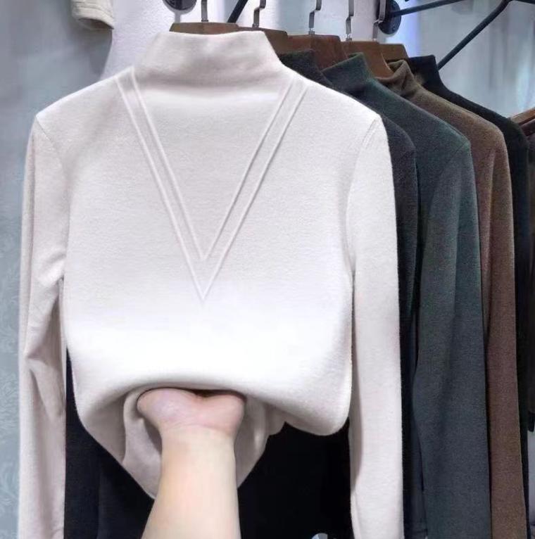 

Женская водолазка, блузка, пуловер, рубашка с толстым дном для женщин L