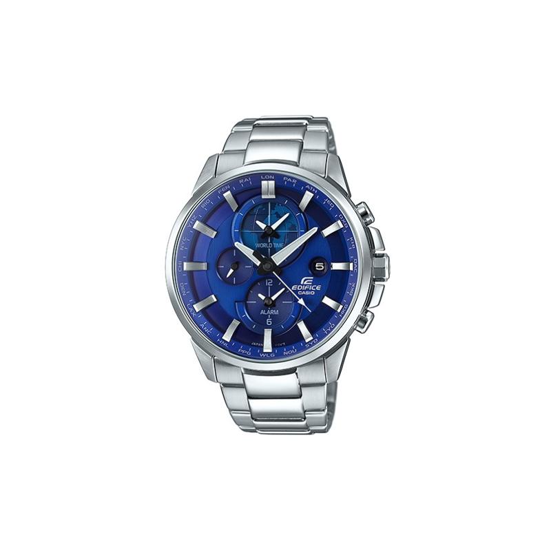 

Casio EDIFICE quartz movement stainless steel strap Japanese and Korean watch men s watch blue dial ETD-310D-2A синий