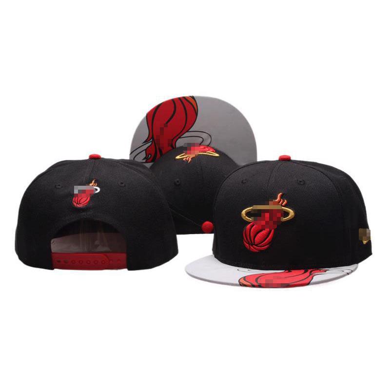 Embroidered Flat Brim NBA Cap for Men & Women - New American Hip Hop Style