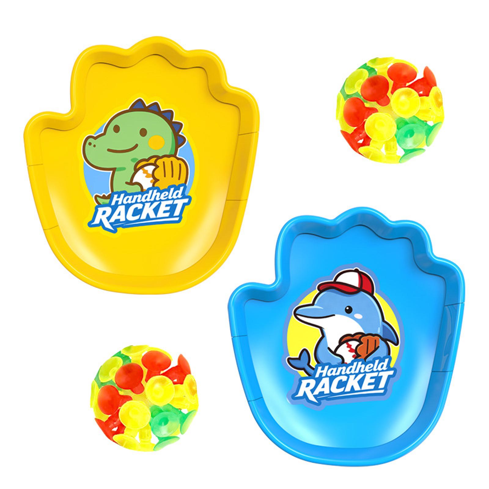 

Children s Suction Cup Ball Throwing And Catching Game, Sticky Ball, Target Ball, Racket, Suction Ball, Hand-held Ball, Kindergarten Outdoor Toy. One Size