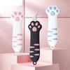 Cute Plastic Cat Paw Box Cutter Cartoon School Office Supplies Cat Box Paper Cutter Retractable Letter Opener