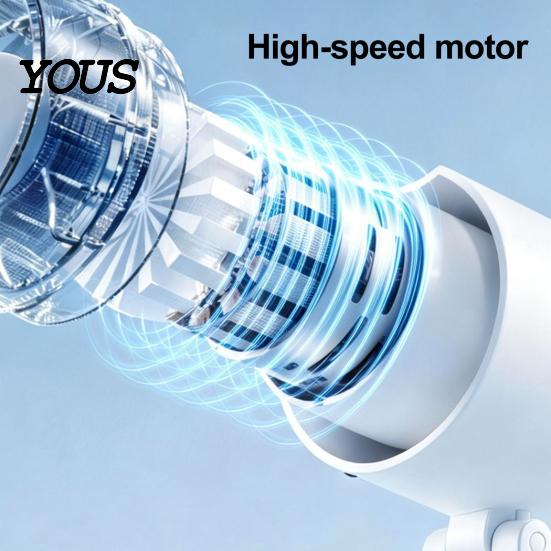 Tabletop Adjustable Fan Portable Handheld with Power Bank & Light, Rechargeable Foldable Neck Fan, With 3 Light Levels Large Battery Quiet Operation