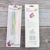Birthday Candle Creative Rainbow Curve 12-piece Card-sucking Small Fresh Color Party Cake Baking Candle